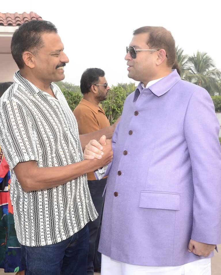 Sundeep Bhutoria with Sanjay Agarwal