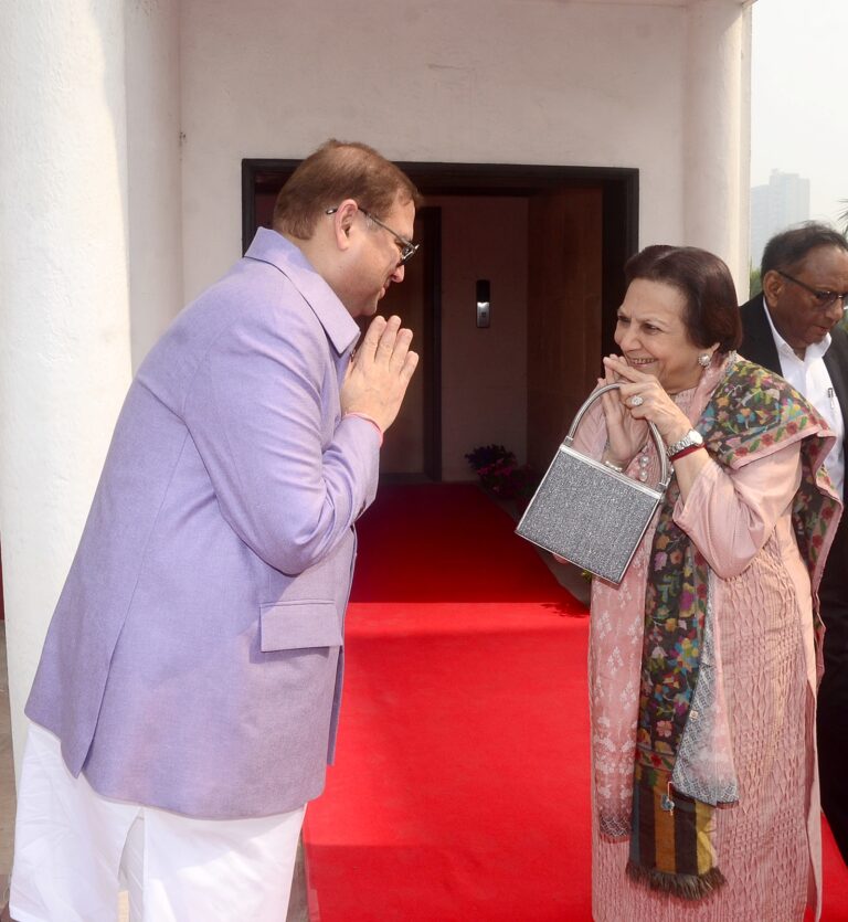 Sundeep Bhutoria with Sumangala Birla