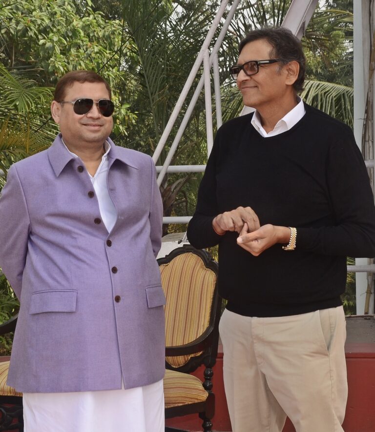 Sundeep Bhutoria with Vikram Jaiswal