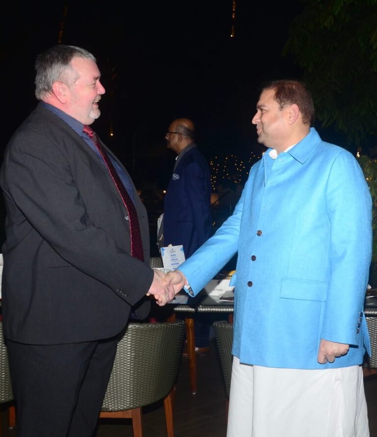 Sundeep Bhutoria with Franz Kemper, Consulate of Germany