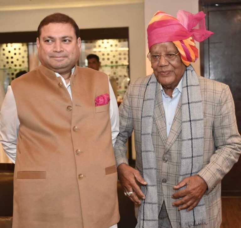 Sundeep Bhutoria with Ikram Rajasthani