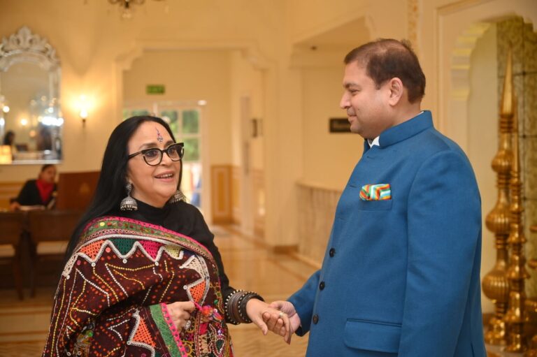 Sundeep Bhutoria with Ila Arun