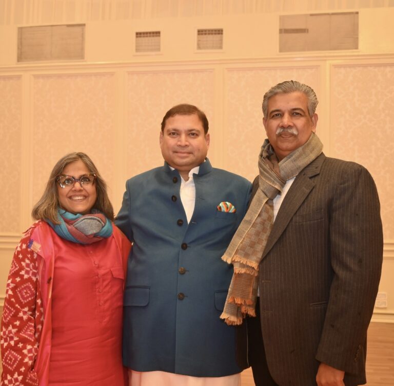 Sundeep Bhutoria with Manali Bothra and Upendra Bothra