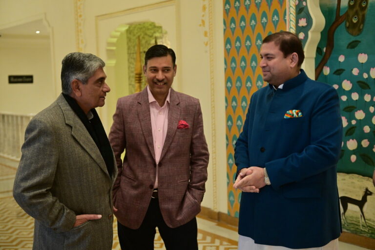 Sundeep Bhutoria with Saurabh Kakkar and Sudhir Kasliwal