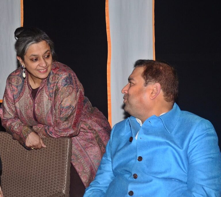 Sundeep Bhutoria with Seema Mohanchandran