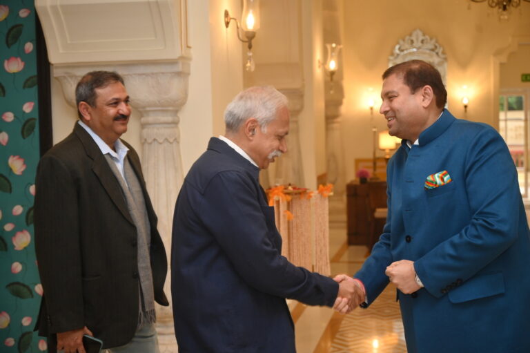 Sundeep Bhutoria with Shailendra Agarwal and Amitabh Tandon