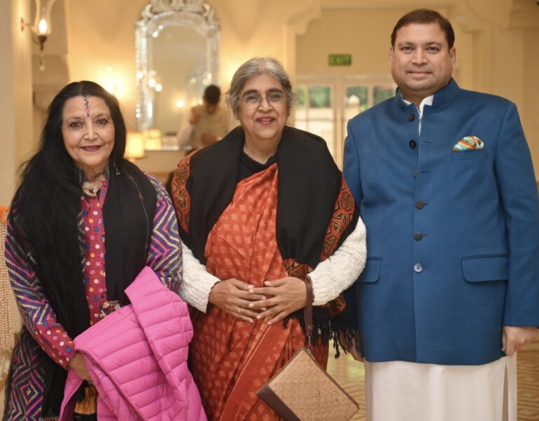 Sundeep Bhutoria with Tripti Pandey and Rima Hooja