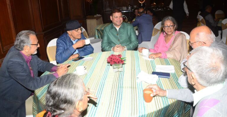 Sundeep Bhutoria with the Pronam members