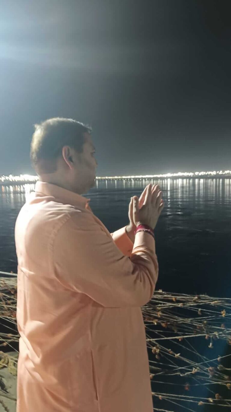 Sundeep Bhutoria at Ganga in Maha Kumb 2025