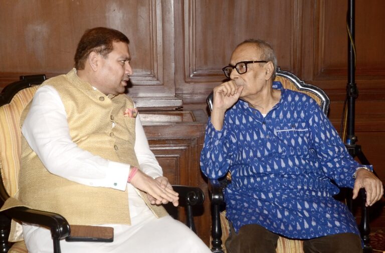 Sundeep Bhutoria with author, Shirshendu Mukhopadhyay