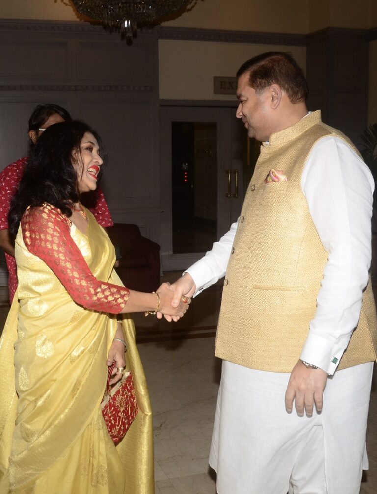 Sundeep Bhutoria with Madhumanti Maitra