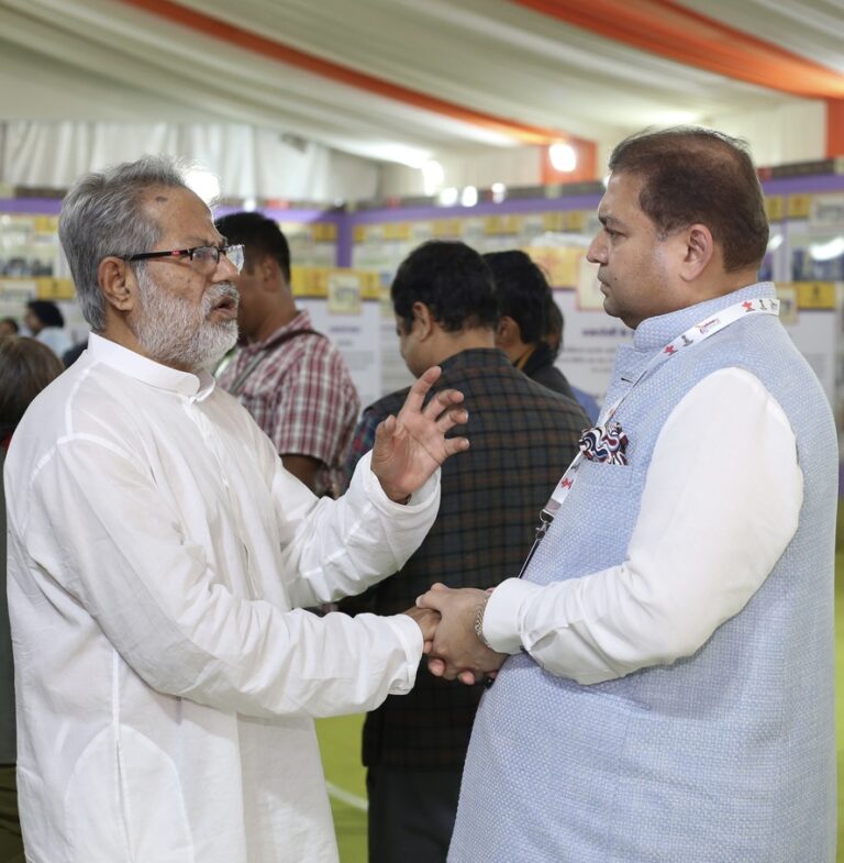 Sundeep Bhutoria with poet Subodh Sarkar