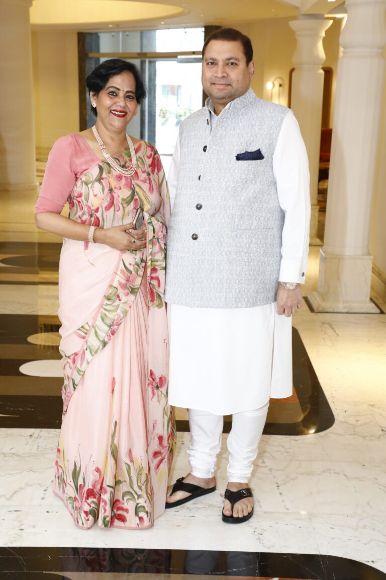 Sundeep Bhutoria with Ila Prabhu