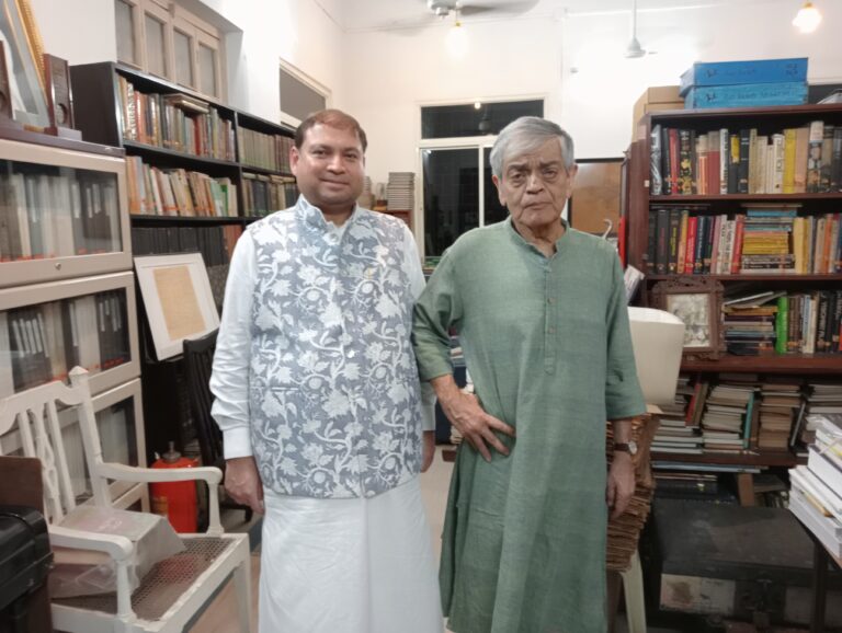 Sundeep Bhutoria with filmmaker Sandip Ray