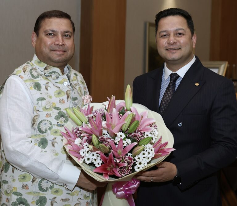 Sundeep Bhutoria with Deepak Rawat