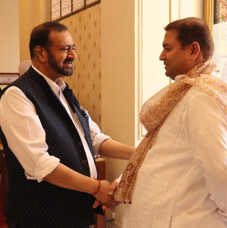 Sundeep Bhutoria with Dr Sudhir Bhandari