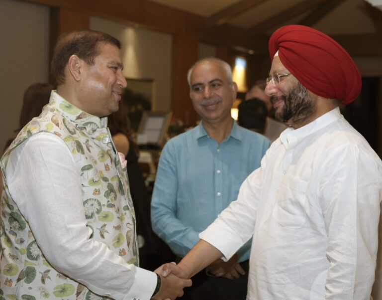Sundeep Bhutoria with Gurdeep Sappal