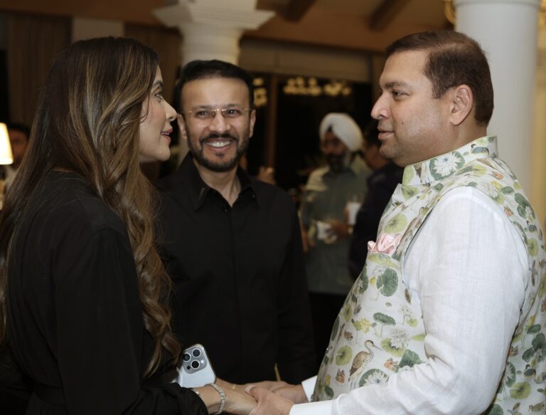 Sundeep Bhutoria with Shikha and Ashish Begwani