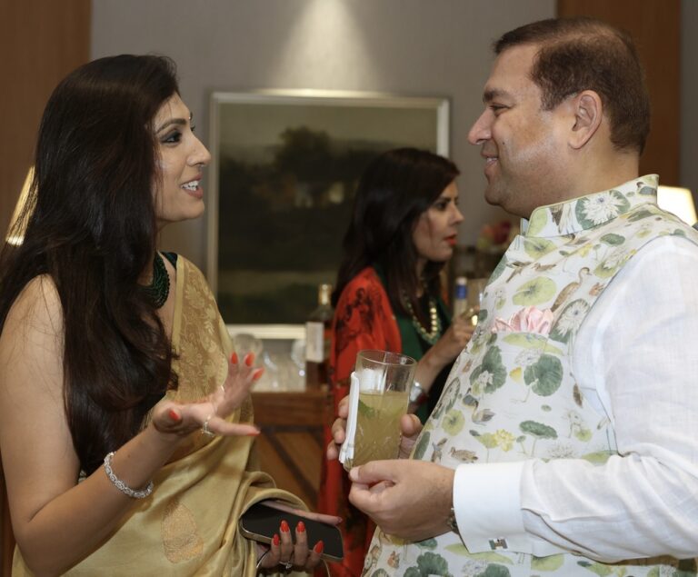 Sundeep Bhutoria with Shinjini Kulkarni