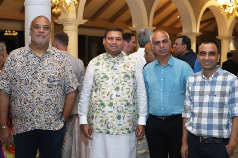 Sundeep Bhutoria with Sudeep Mukhia, Rasheed Kidwai and Sumit Pande