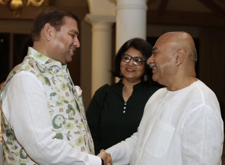 Sundeep Bhutoria with Sudhanshu Mittal