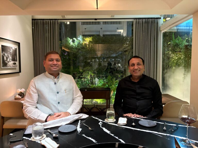 Sundeep Bhutoria with Deepak Kedia in Bangkok
