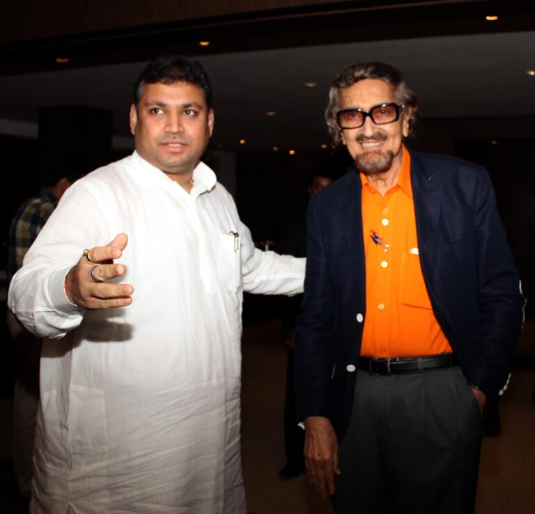 Sundeep Bhutoria with Alyque Padamsee