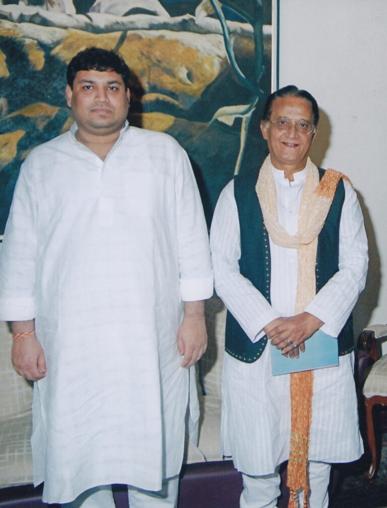 Sundeep Bhutoria with Ajit Panja