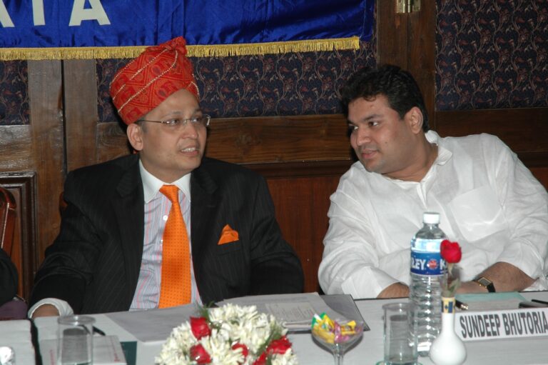 Sundeep Bhutoria with Abhishek Manu Singhvi