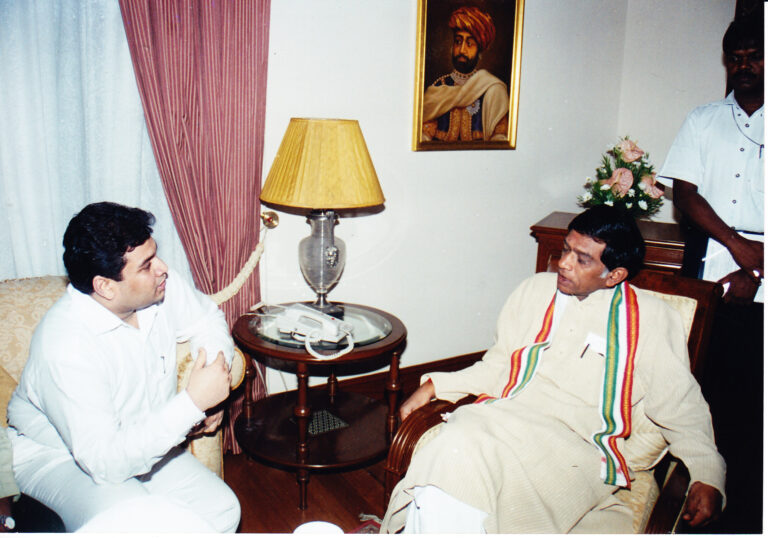 Sundeep Bhutoria with Ajit Jogi