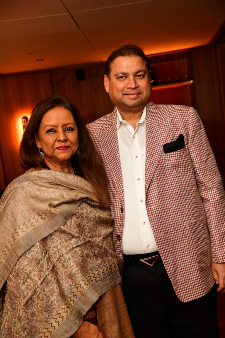 Sundeep Bhutoria with Sangeeta Datta