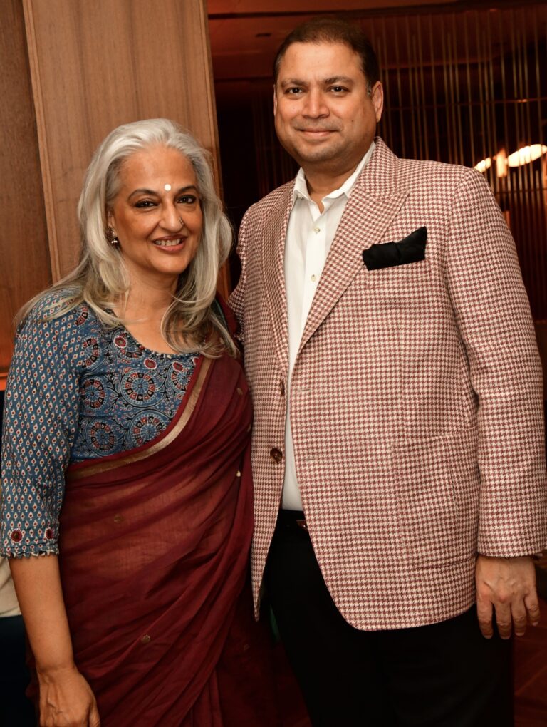 Sundeep Bhutoria with Seema Anand