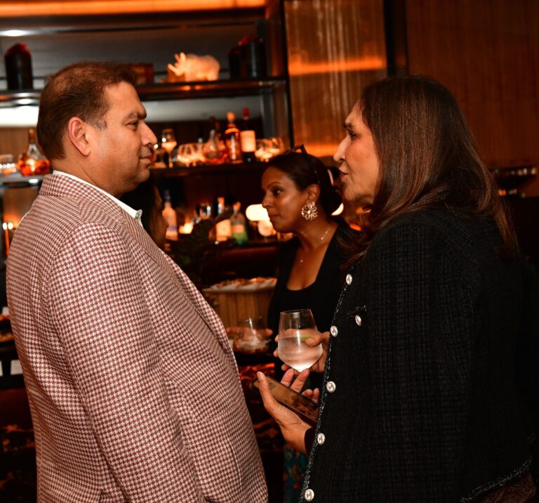 Sundeep Bhutoria with Neelima Dalmia Adhar