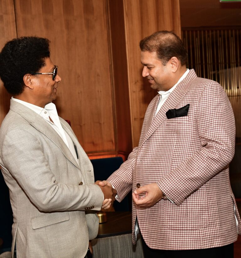 Sundeep Bhutoria with Sadeek Ali