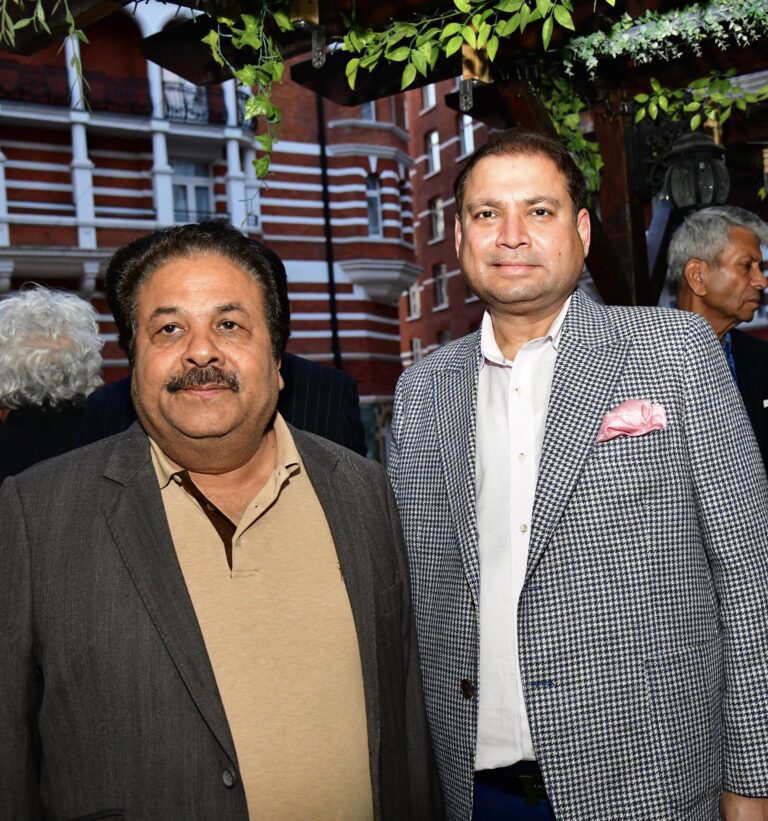 Sundeep Bhutoria with Rajeev Shukla