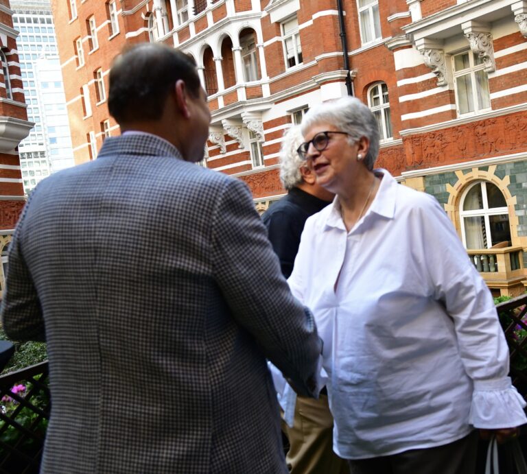 Sundeep Bhutoria and Baroness Usha Prashar