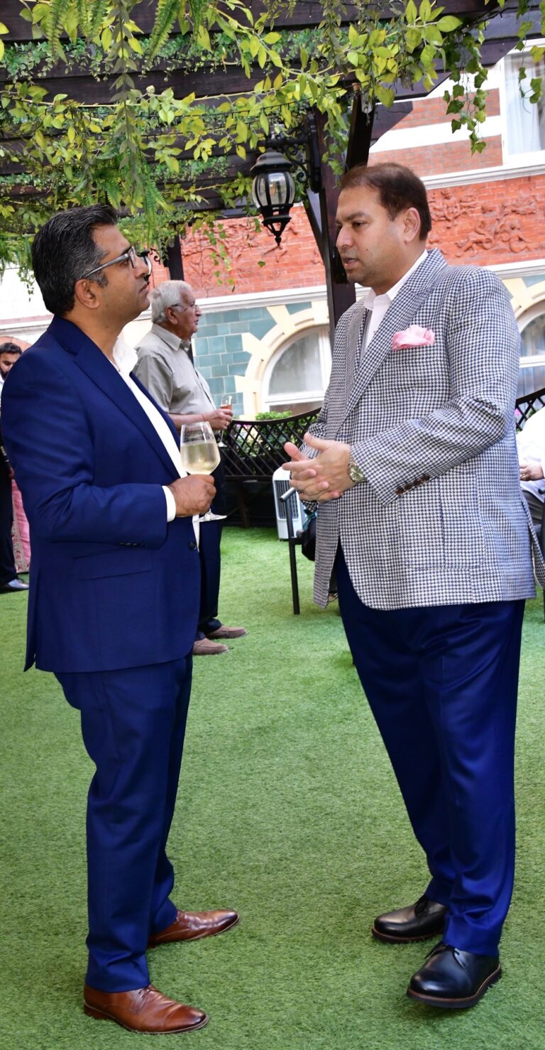 Sundeep Bhutoria with Manoj Ladwa