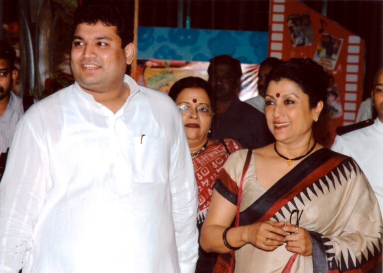Sundeep Bhutoria with Aparna Sen