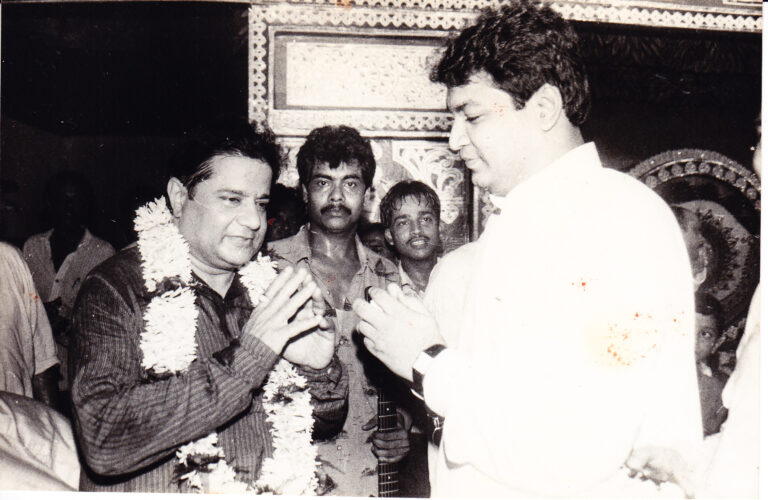 Sundeep Bhutoria with Anup Jalota
