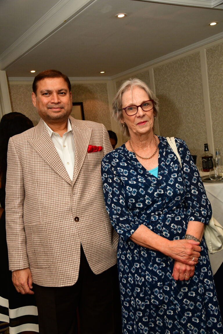 Sundeep Bhutoria with Susan Stronge