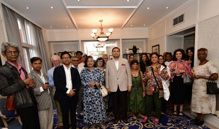 Sundeep Bhutoria with the guests