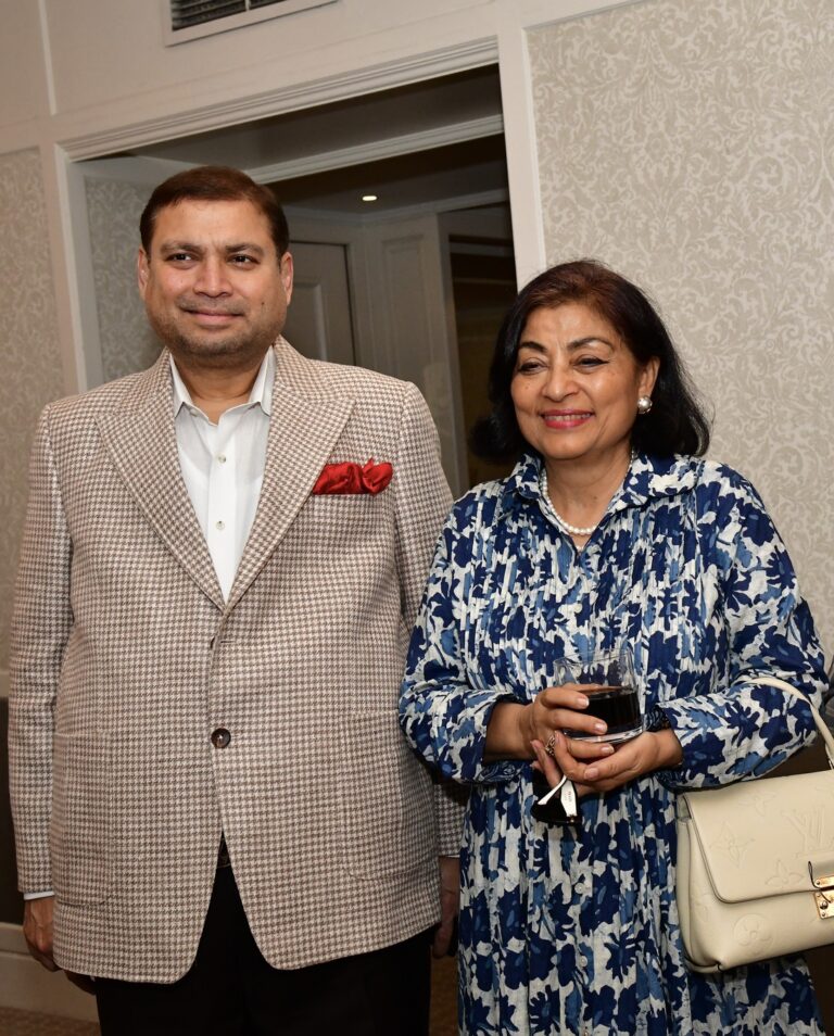 Sundeep Bhutoria and Lady Mohini Noon