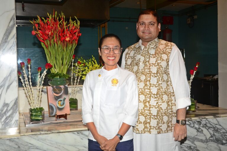 Sundeep Bhutoria with Chef Nak