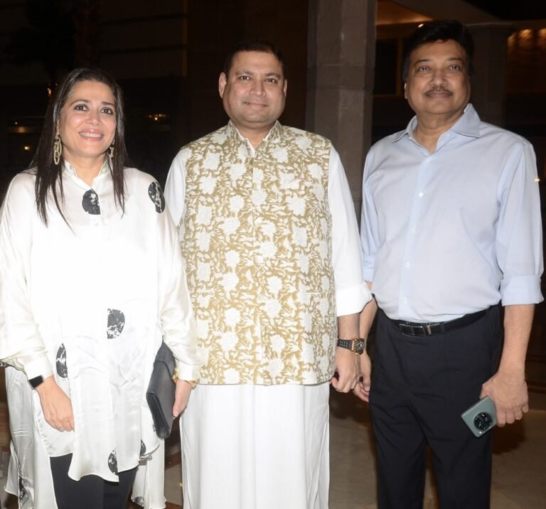 Sundeep Bhutoria with Abhilasha and Sanjay Sethia