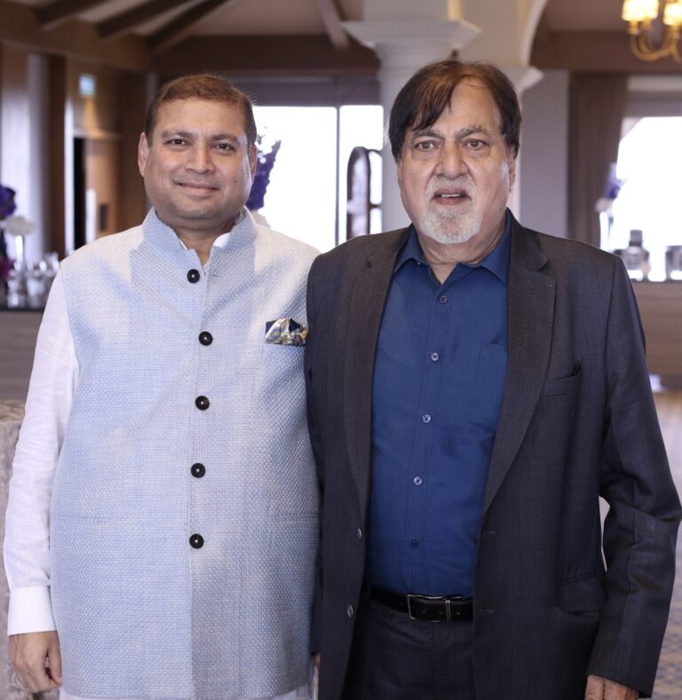 Sundeep Bhutoria with S A H Rizvi