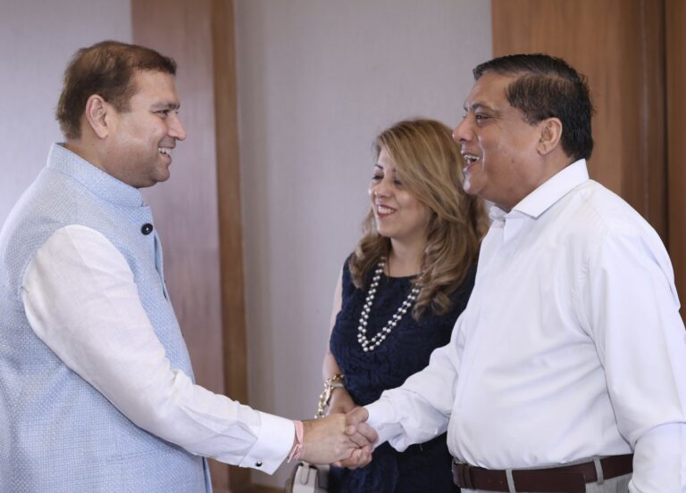 Sundeep Bhutoria with K Mahesh and Maryam