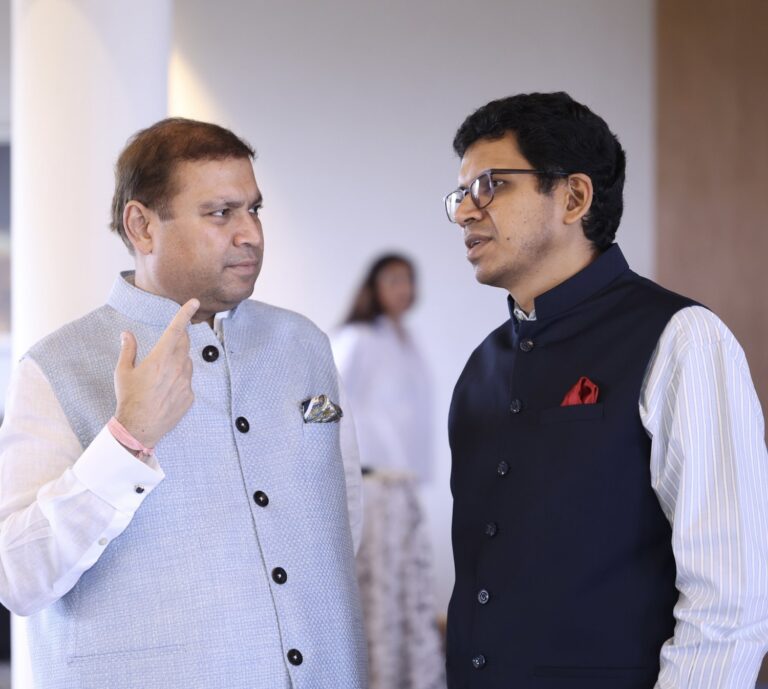 Sundeep Bhutoria with Gaurav Jain