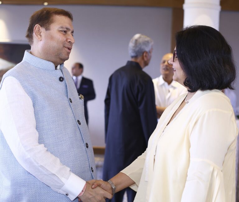 Sundeep Bhutoria with Priya Sahgal