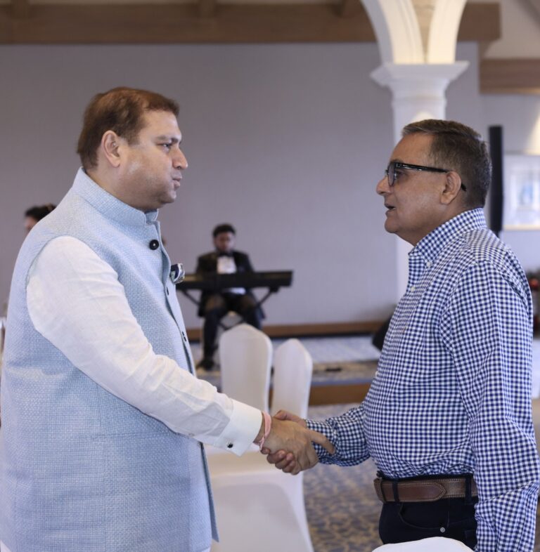 Sundeep Bhutoria with Faiz Ahmed Kidwai