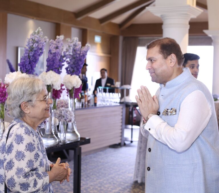 Sundeep Bhutoria with Coomi Kapoor